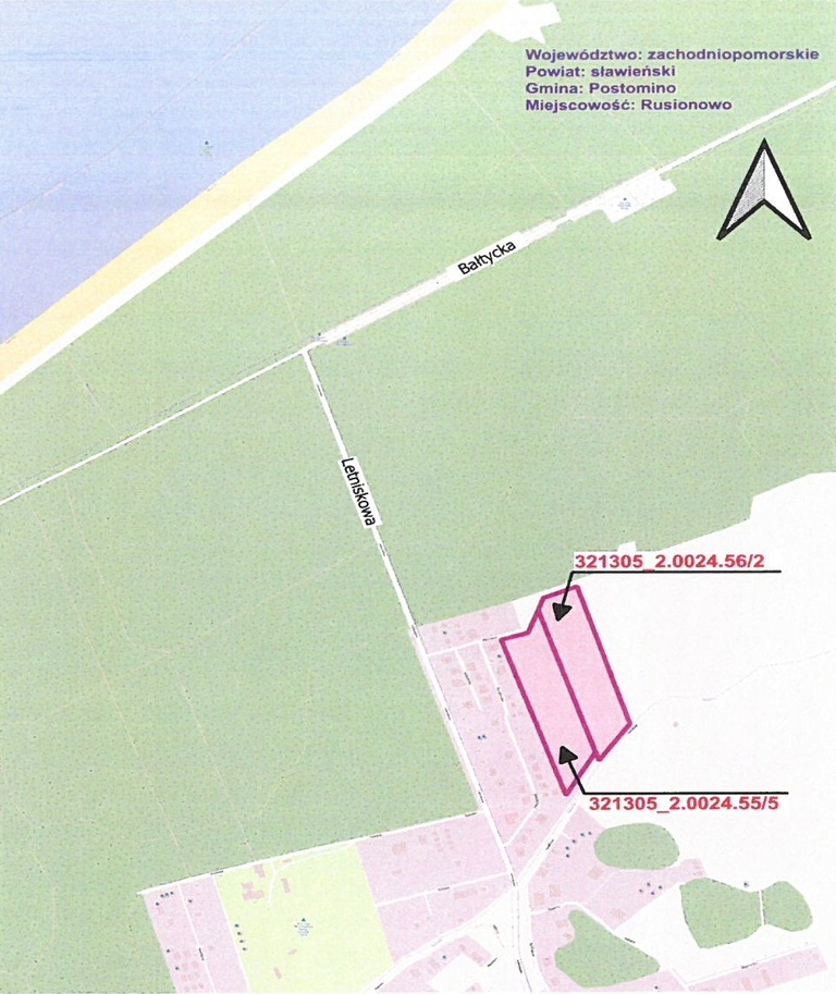 Działka budowlana 2,60 ha, Rusinowo - zdjęcie 4