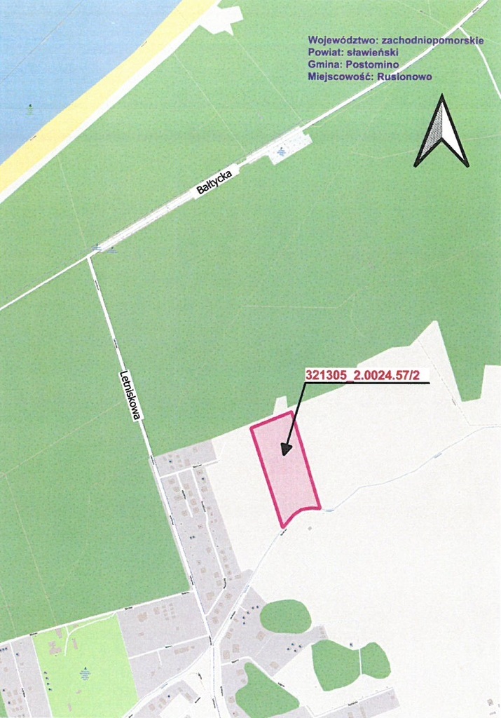 Działka budowlana 1,79 ha, Rusinowo - zdjęcie 4