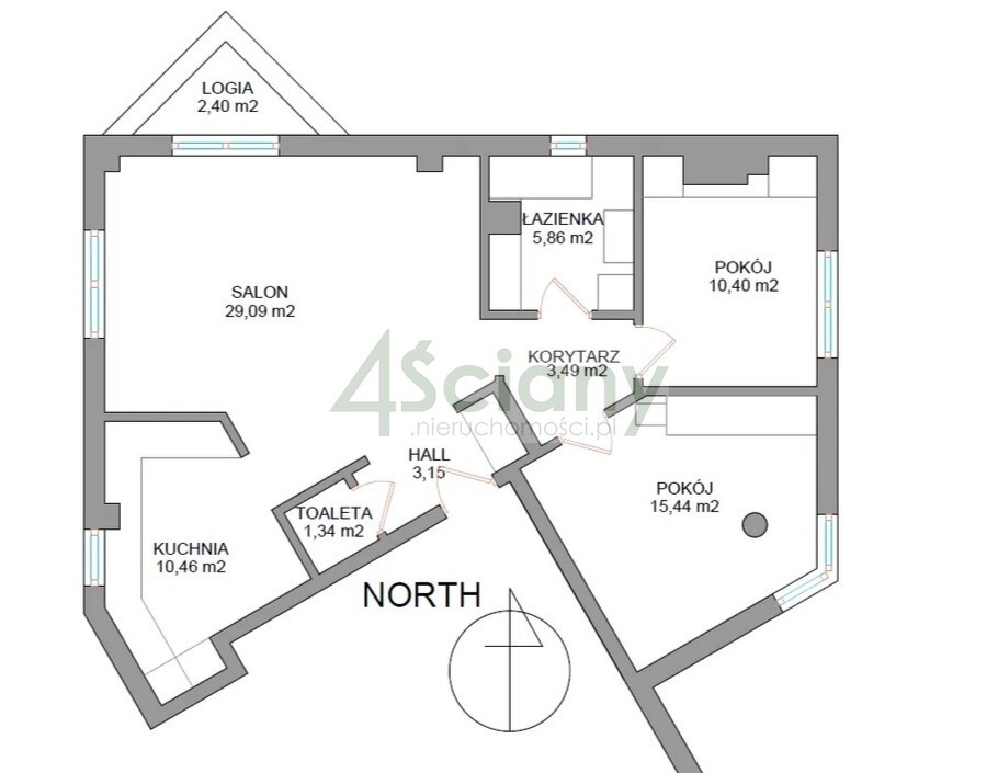 Mieszkanie 79,4 m², Warszawa, Łucka - zdjęcie 12