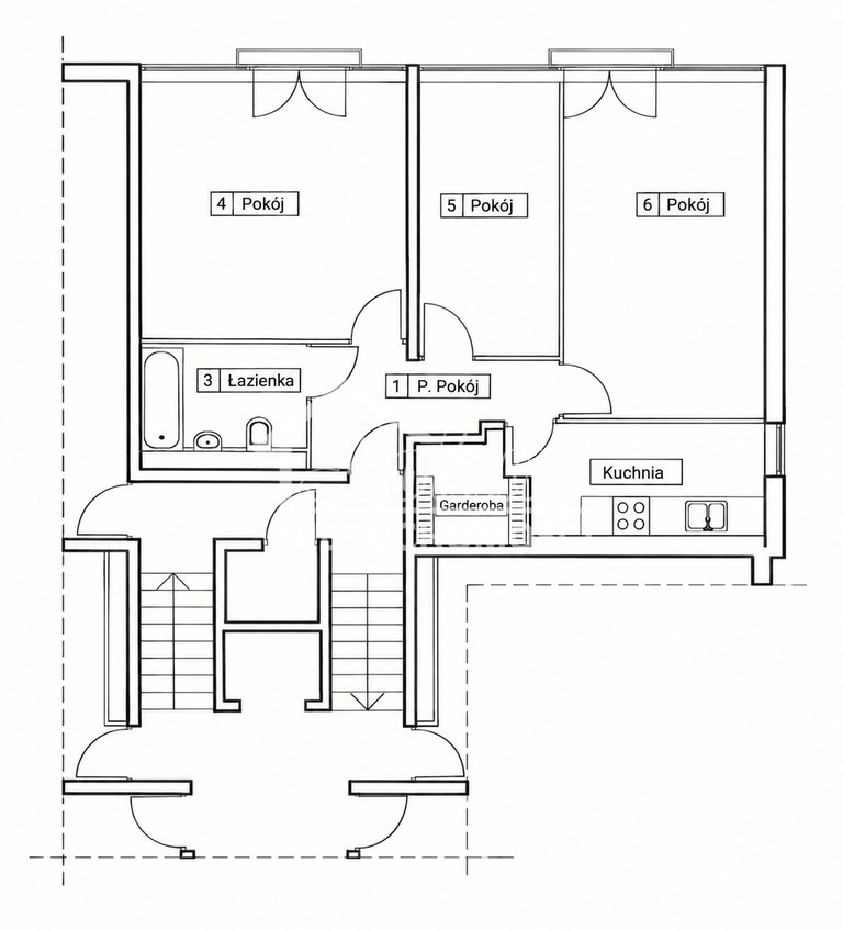 Mieszkanie 61,08 m², Szczecin, Potulicka - zdjęcie 14