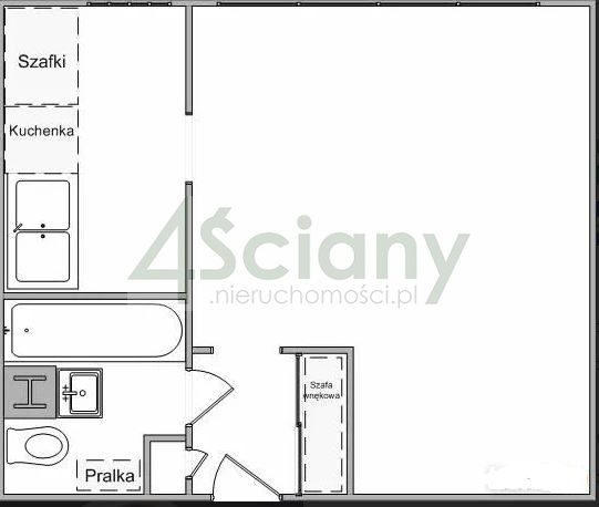 Mieszkanie 28,5&nbsp;m², Warszawa, Piotra Wysockiego - zdjęcie 4