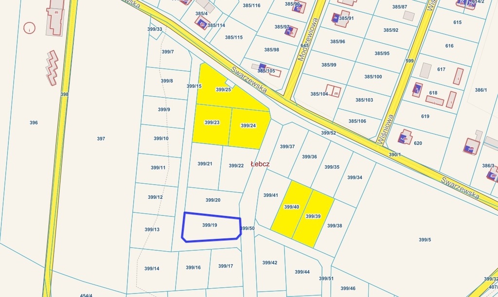 Działka budowlana 1100 m², Łebcz - zdjęcie 3