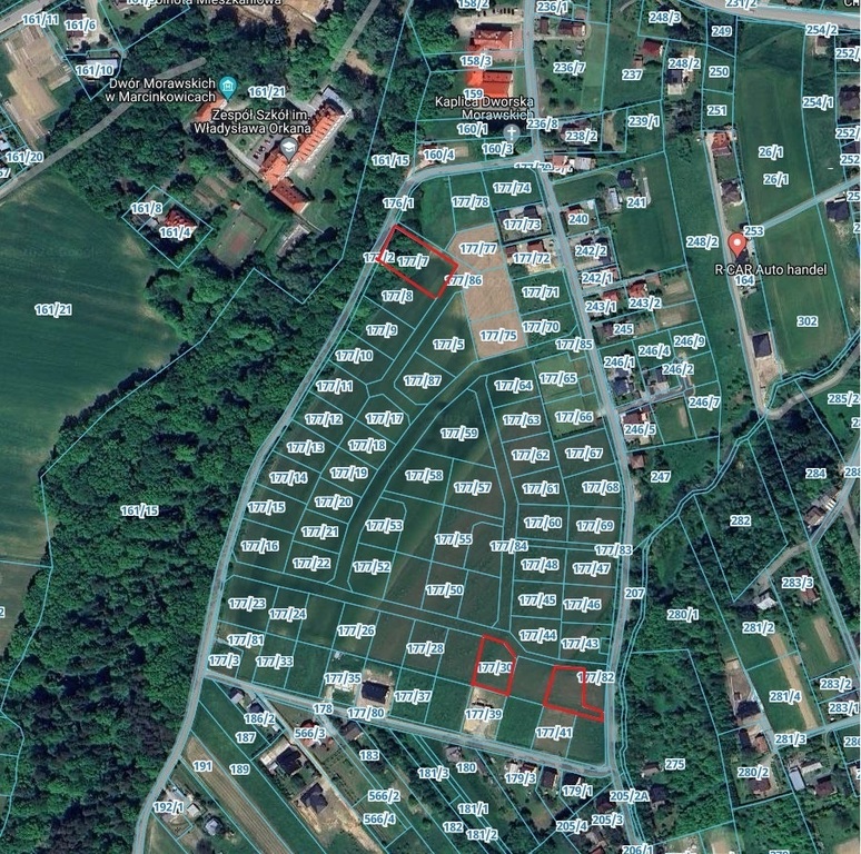 Działka budowlana 1700 m², Marcinkowice - zdjęcie 1