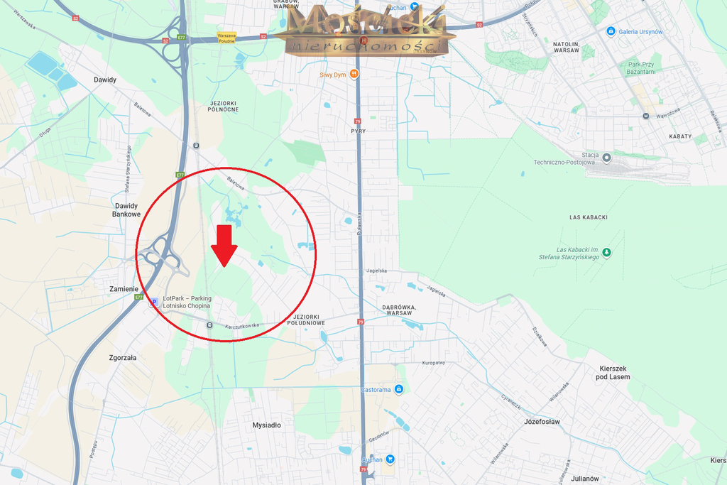 Atrakcyja działka budowlana 995m2 Ursynów Jeziorki - zdjęcie 5