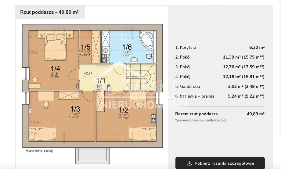 Dom 113,87&nbsp;m², Niedźwiedź - zdjęcie 12