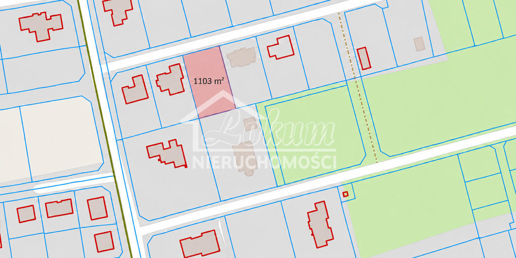 Działka budowlana 1103 m², Mierzyn - zdjęcie 1