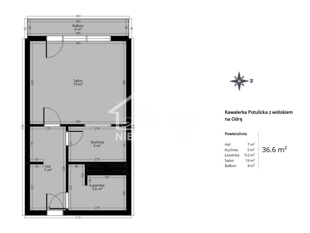 Mieszkanie 36,64 m², Szczecin, Potulicka - zdjęcie 14