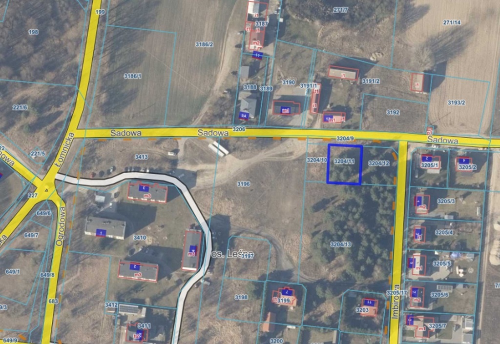 Działka budowlana 813&nbsp;m², Trzcianka, Sadowa - zdjęcie 2