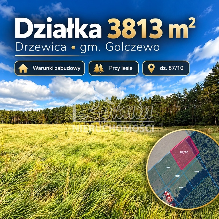 Działka budowlana 3813&nbsp;m², Drzewica - zdjęcie 1