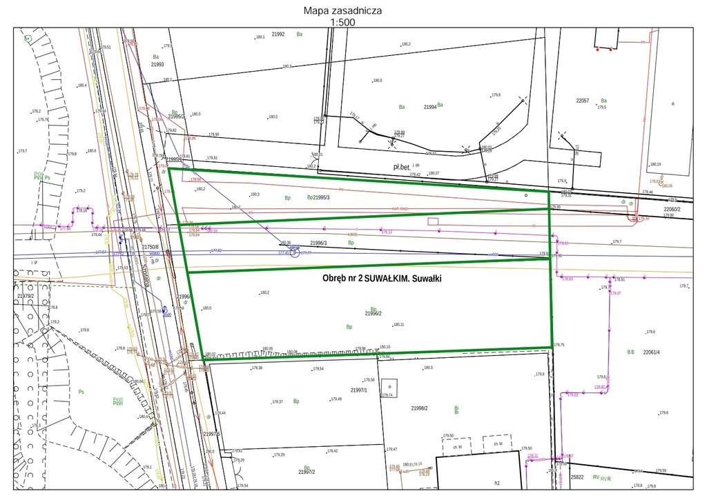 Działka budowlana 2804&nbsp;m², Suwałki, Szpitalna - zdjęcie 2