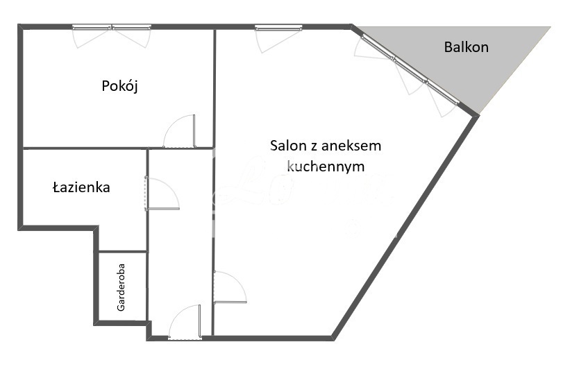 Mieszkanie 52,6&nbsp;m², Szczecin - zdjęcie 12