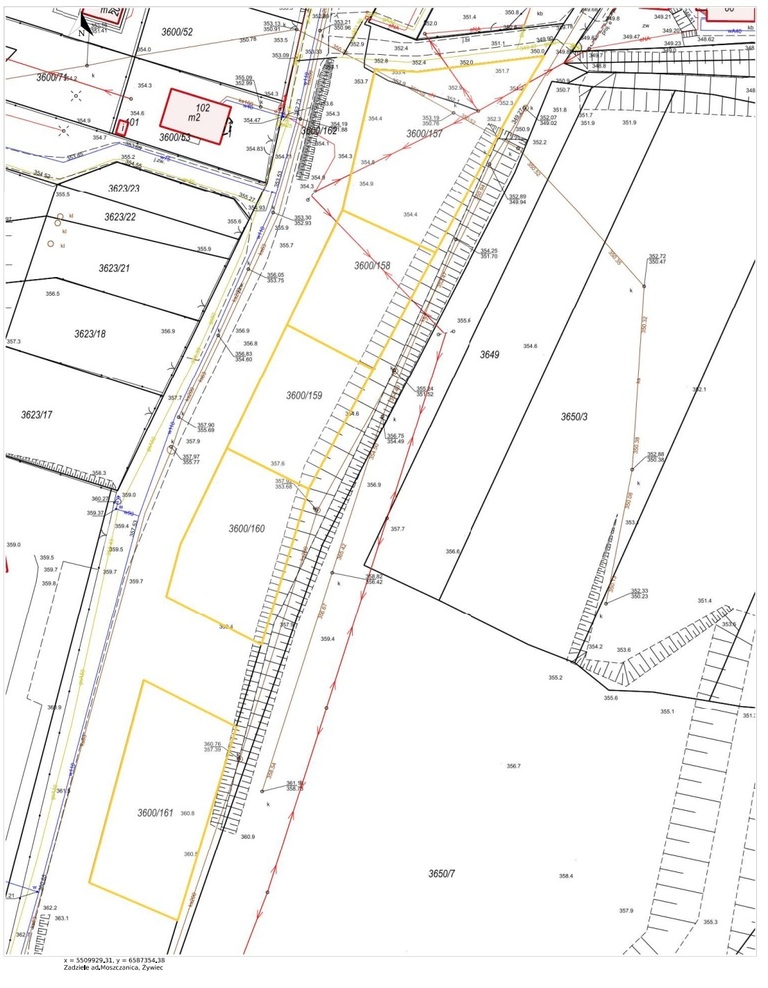 Działka budowlana 631 m², Żywiec - zdjęcie 1