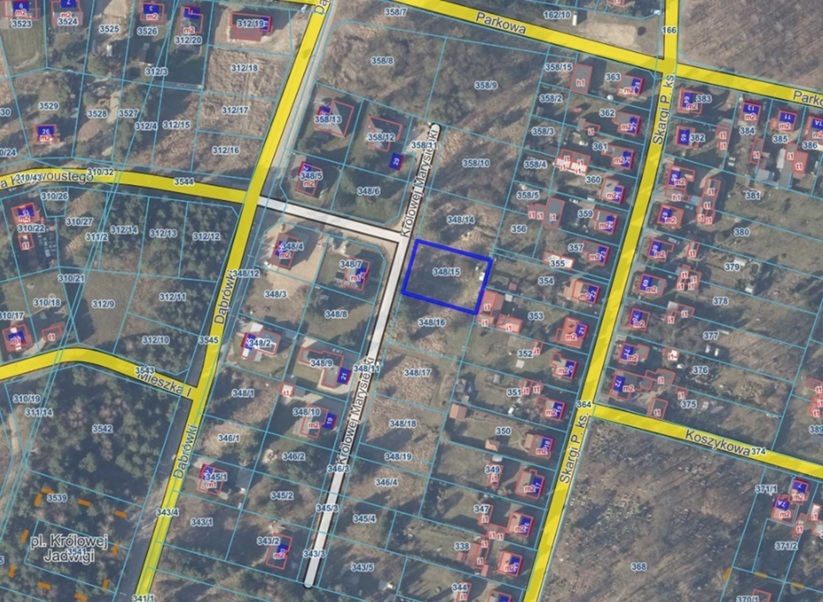 Działka budowlana 1036&nbsp;m², Trzcianka, Królowej Marysieńki - zdjęcie 1