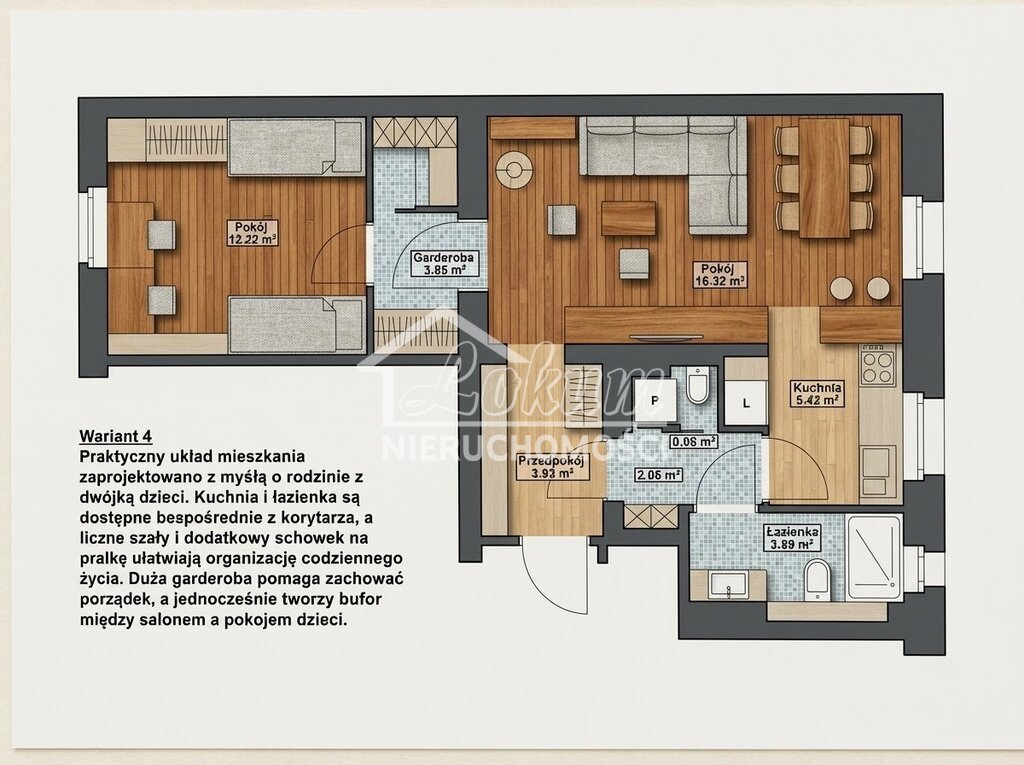 Mieszkanie 49,56 m², Szczecin, Andrzeja Małkowskiego - zdjęcie 5