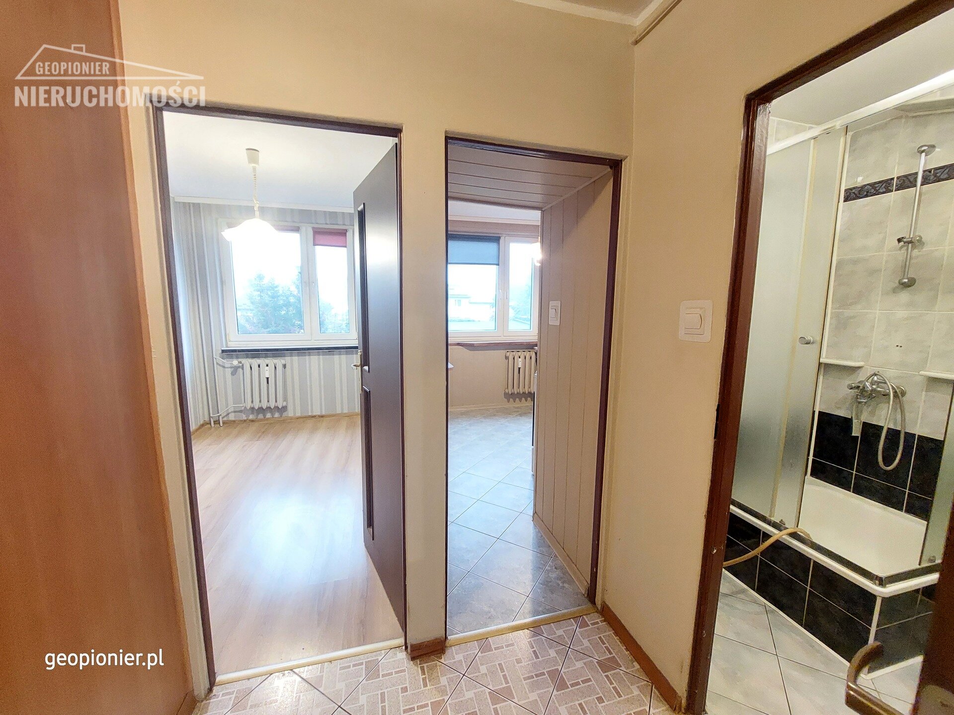 IV-1180 Mieszkanie w Ostródzie na I piętrze, 3 pokoje, balkon - zdjęcie 2