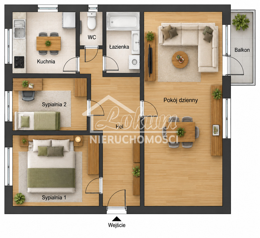 Mieszkanie 63,8&nbsp;m², Szczecin, Marii Dąbrowskiej - zdjęcie 18