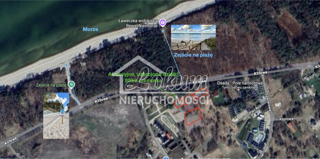 Działka budowlana 607&nbsp;m², Niechorze - zdjęcie 4