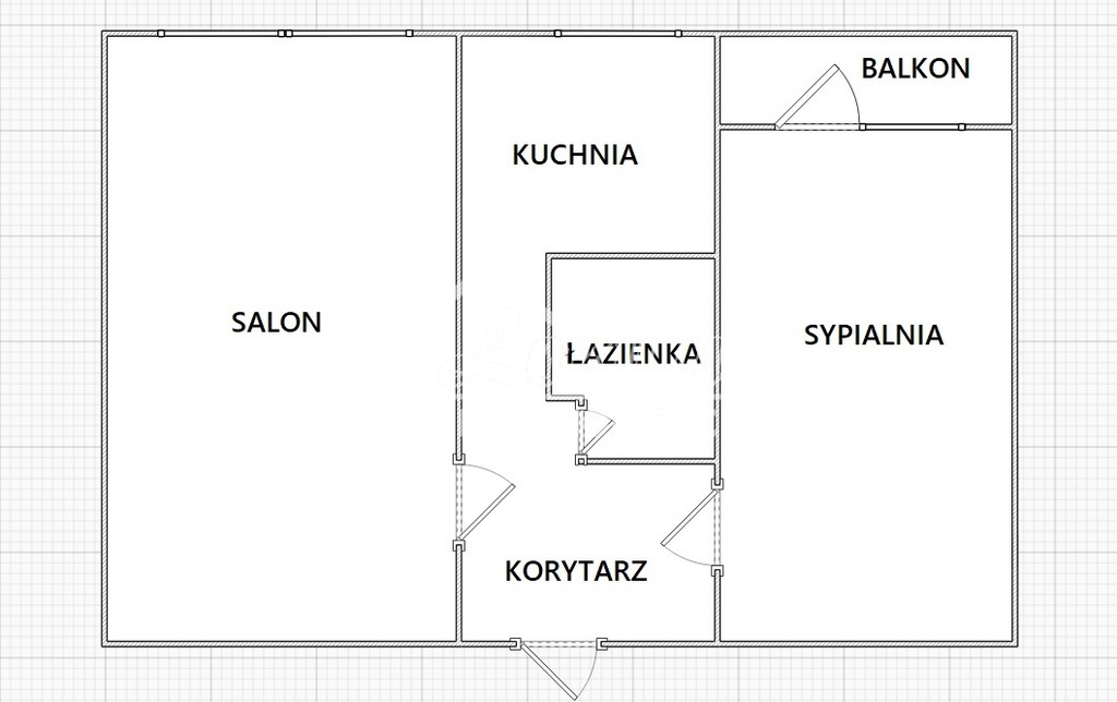 Mieszkanie 47,61&nbsp;m², Stargard, Bolesława Chrobrego - zdjęcie 18