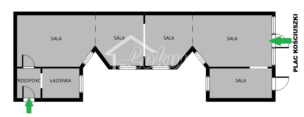 Lokal na gastronomię na sprzedaż, 99,47&nbsp;m², Szczecin - zdjęcie 2