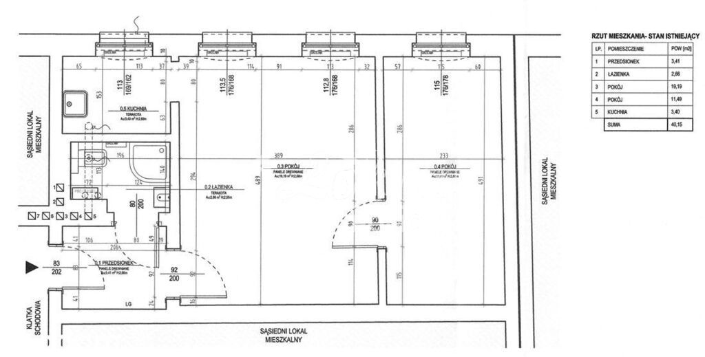 Mieszkanie 40,15&nbsp;m², Szczecin, Jana Żupańskiego - zdjęcie 13