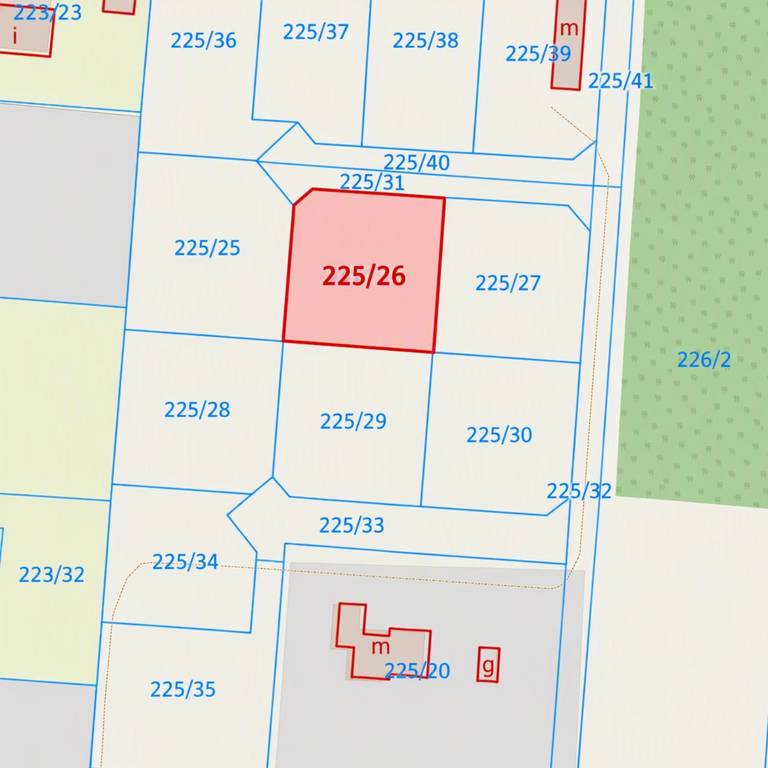 Działka budowlana 1072 m², Żołędowo, Jastrzębia - zdjęcie 1