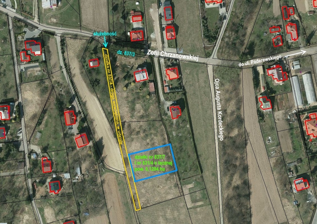 Działka budowlana 1332&nbsp;m², Przemyśl, Zofii Chrzanowskiej - zdjęcie 2