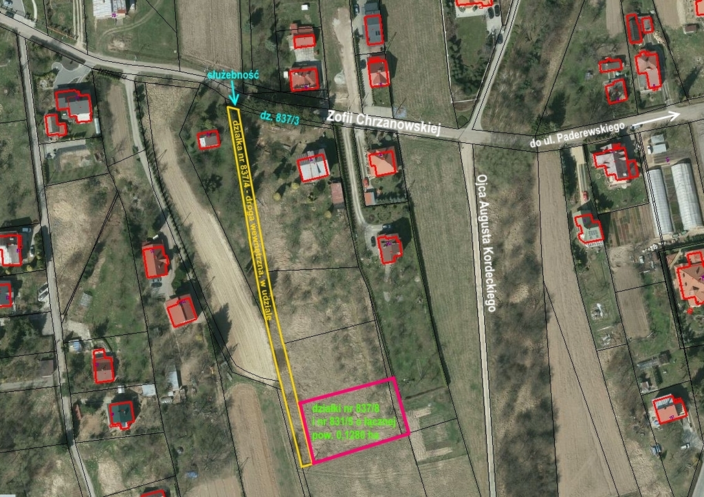 Działka budowlana 1332&nbsp;m², Przemyśl, Zofii Chrzanowskiej - zdjęcie 3