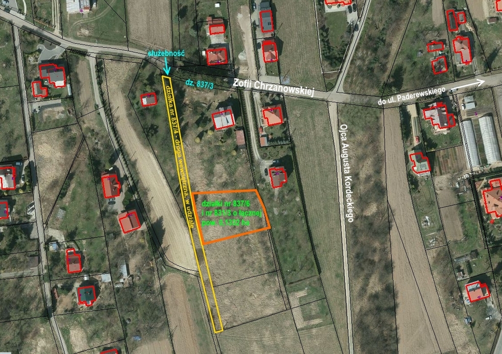 Działka budowlana 1332&nbsp;m², Przemyśl, Zofii Chrzanowskiej - zdjęcie 1