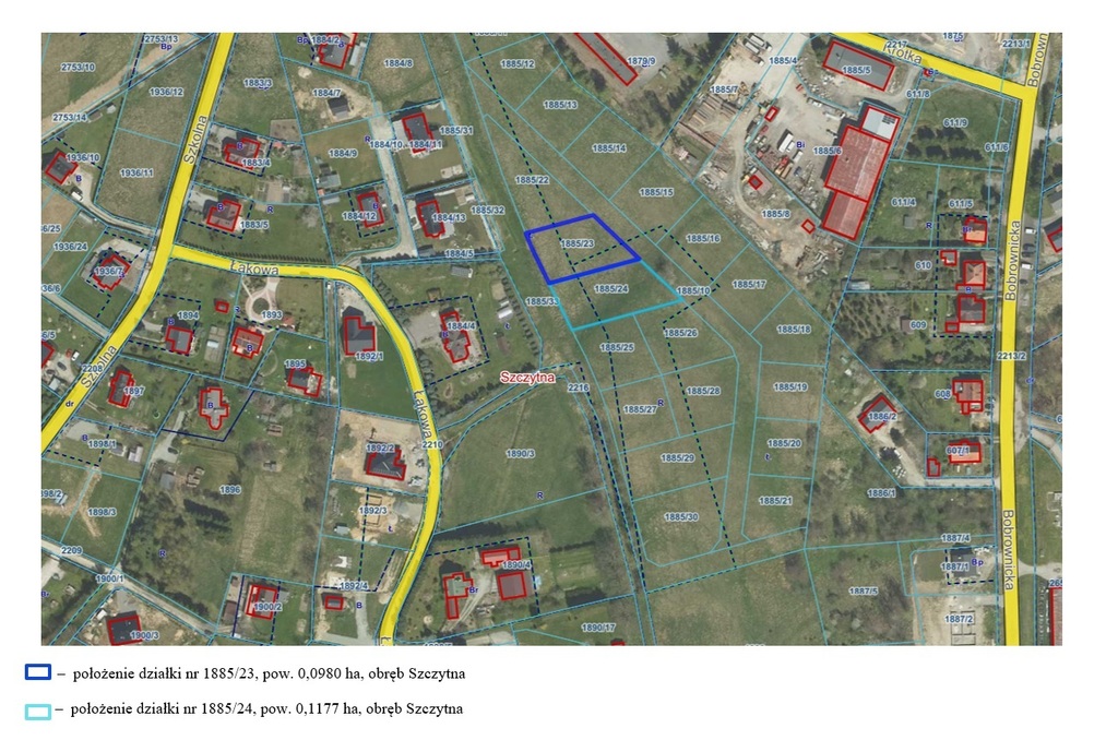 Działka budowlana 980 m², Szczytna, Łąkowa - zdjęcie 6