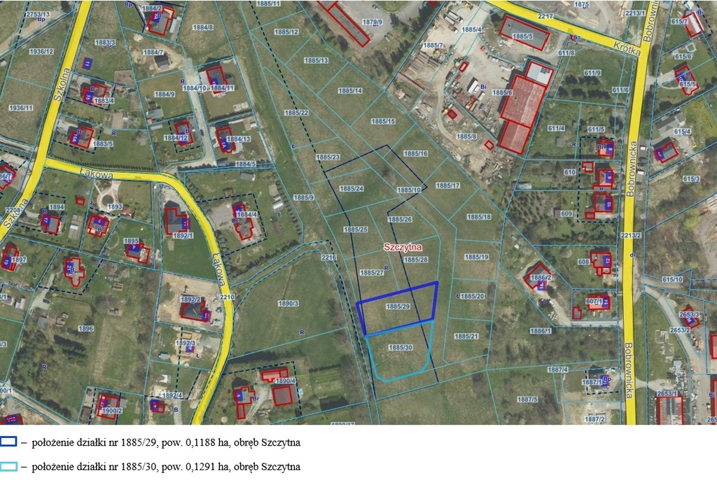 Działka budowlana 1188 m², Szczytna, Łąkowa - zdjęcie 7
