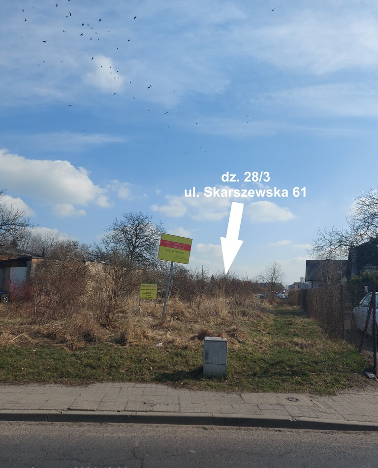 Działka budowlana 942 m², Kalisz, Skarszewska - zdjęcie 4