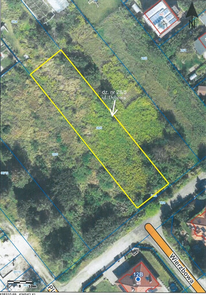 Działka budowlana 1133 m², Kalisz, Dębowa - zdjęcie 1
