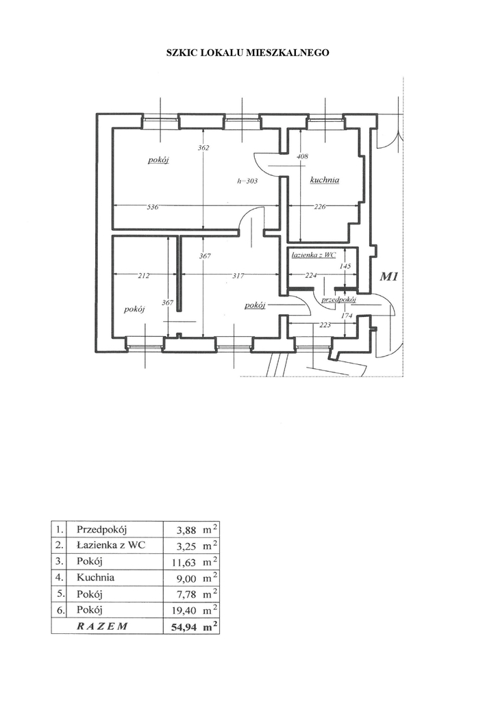 Mieszkanie 54,94&nbsp;m², Lądek-Zdrój, Słodowa - zdjęcie 1