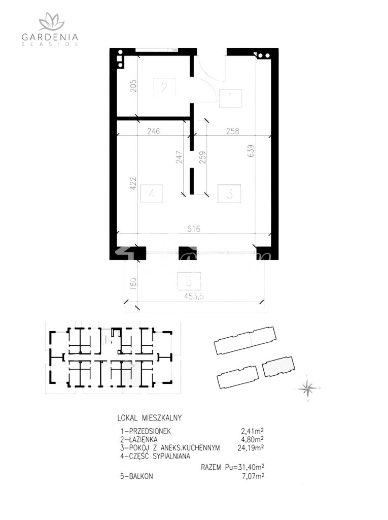 Mieszkanie 31,4&nbsp;m², Dziwnów, Kaprala Koniecznego - zdjęcie 10