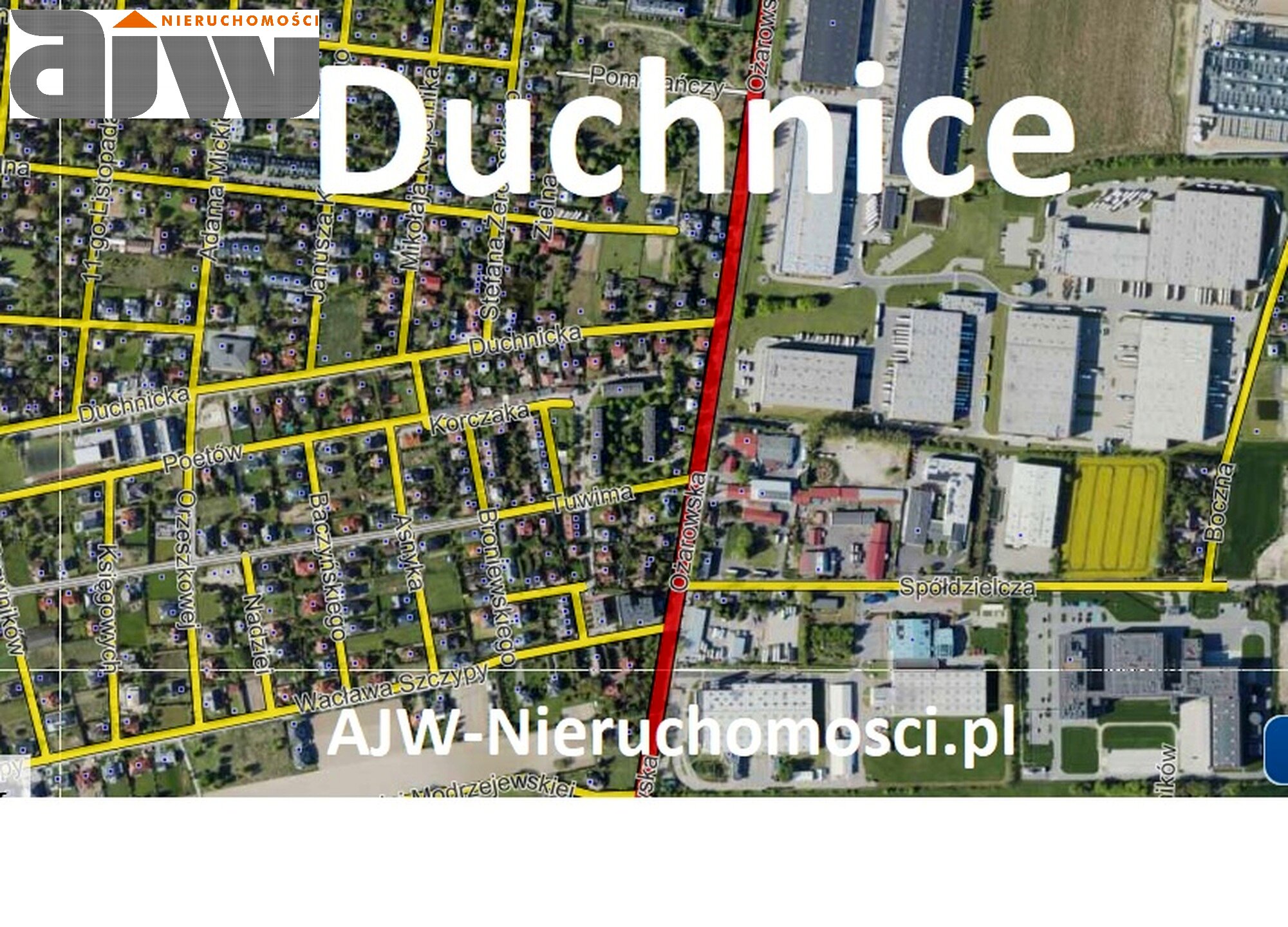 Działka inwestycyjna budowlana Duchnice - zdjęcie 1