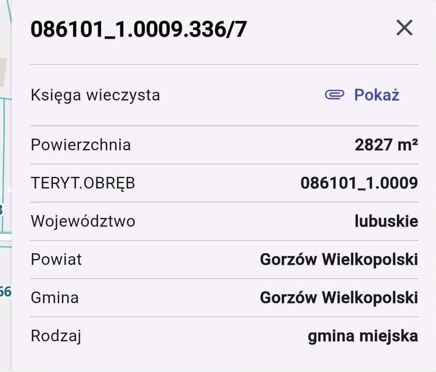 Działka budowlana 2829&nbsp;m², Gorzów Wielkopolski - zdjęcie 3