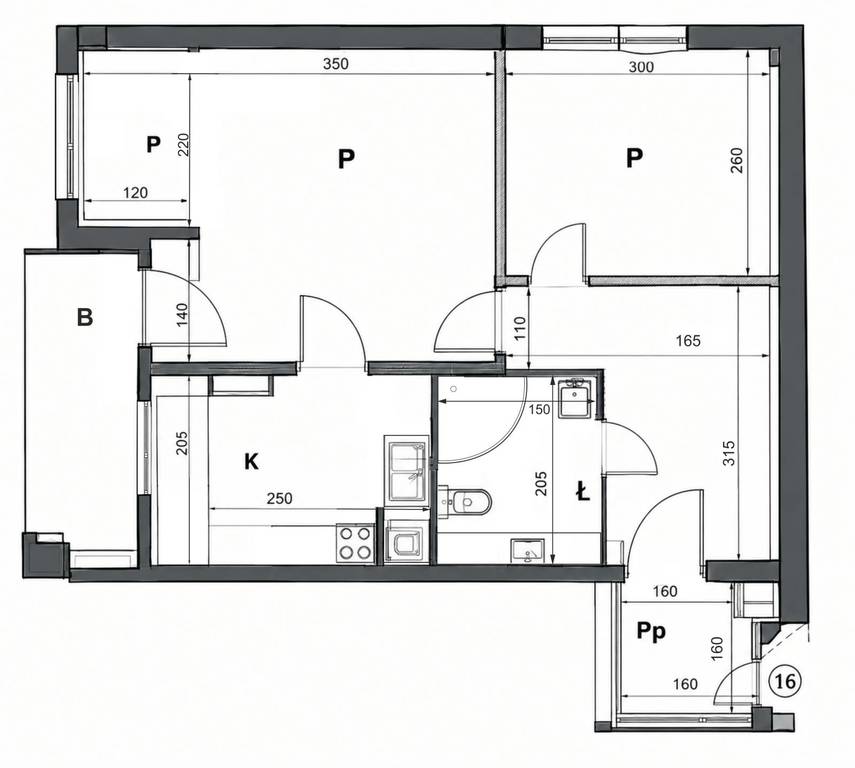 Mieszkanie 36,6&nbsp;m², Gdańsk, al. Rzeczypospolitej - zdjęcie 9