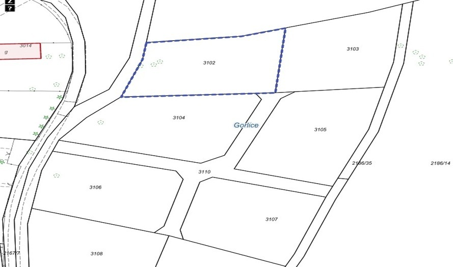 Działka budowlana 1033 m², Gorlice, Jana Kochanowskiego - zdjęcie 5