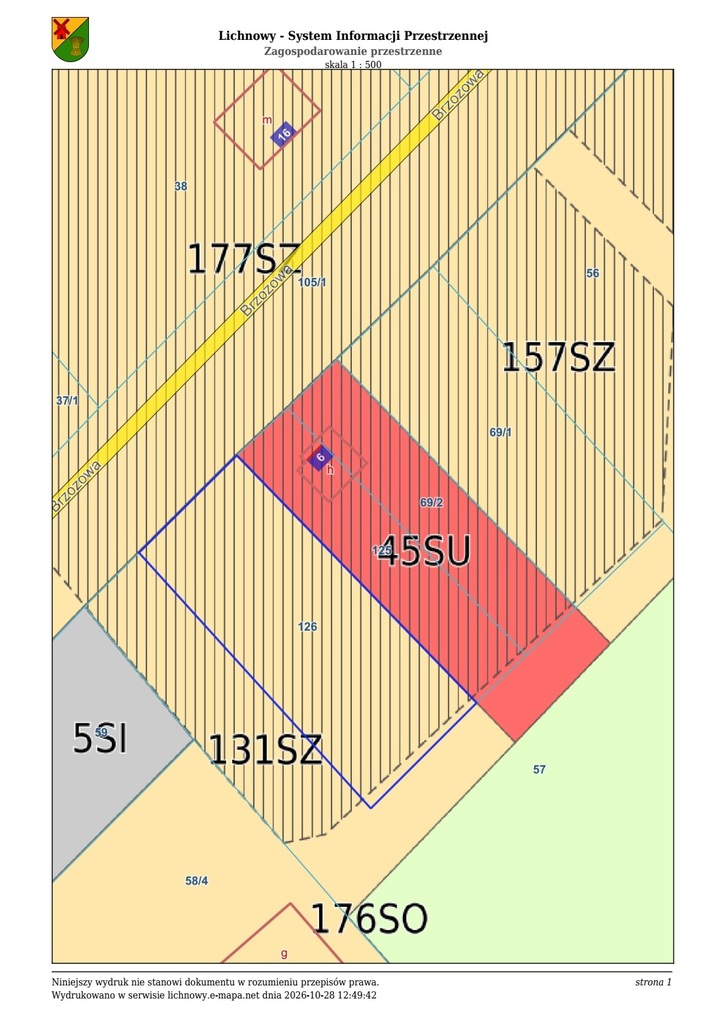 Działka budowlana 1041 m², Parszewo - zdjęcie 1