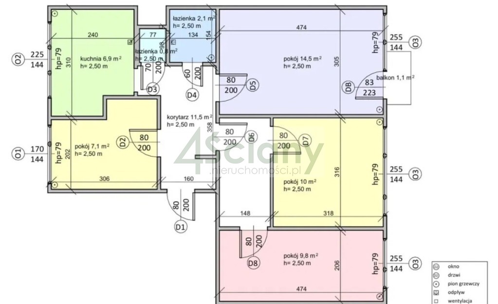 Mieszkanie 62,2&nbsp;m², Warszawa, Mariana Keniga - zdjęcie 1