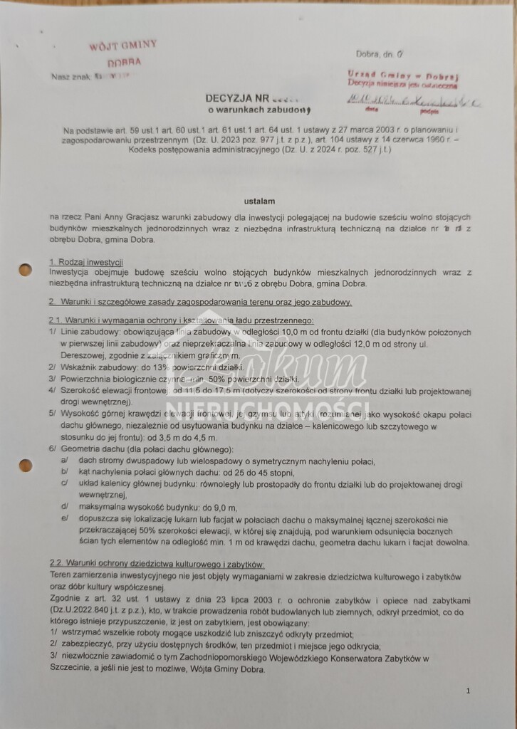 Działka budowlana 5993&nbsp;m², Dobra - zdjęcie 6