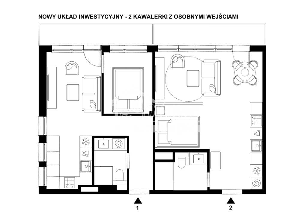 Mieszkanie 67&nbsp;m², Szczecin, Odzieżowa - zdjęcie 8